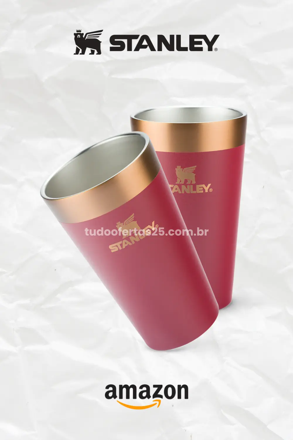Copo Térmico de Cerveja Stanley 473 ML - Gilded Pomegranate