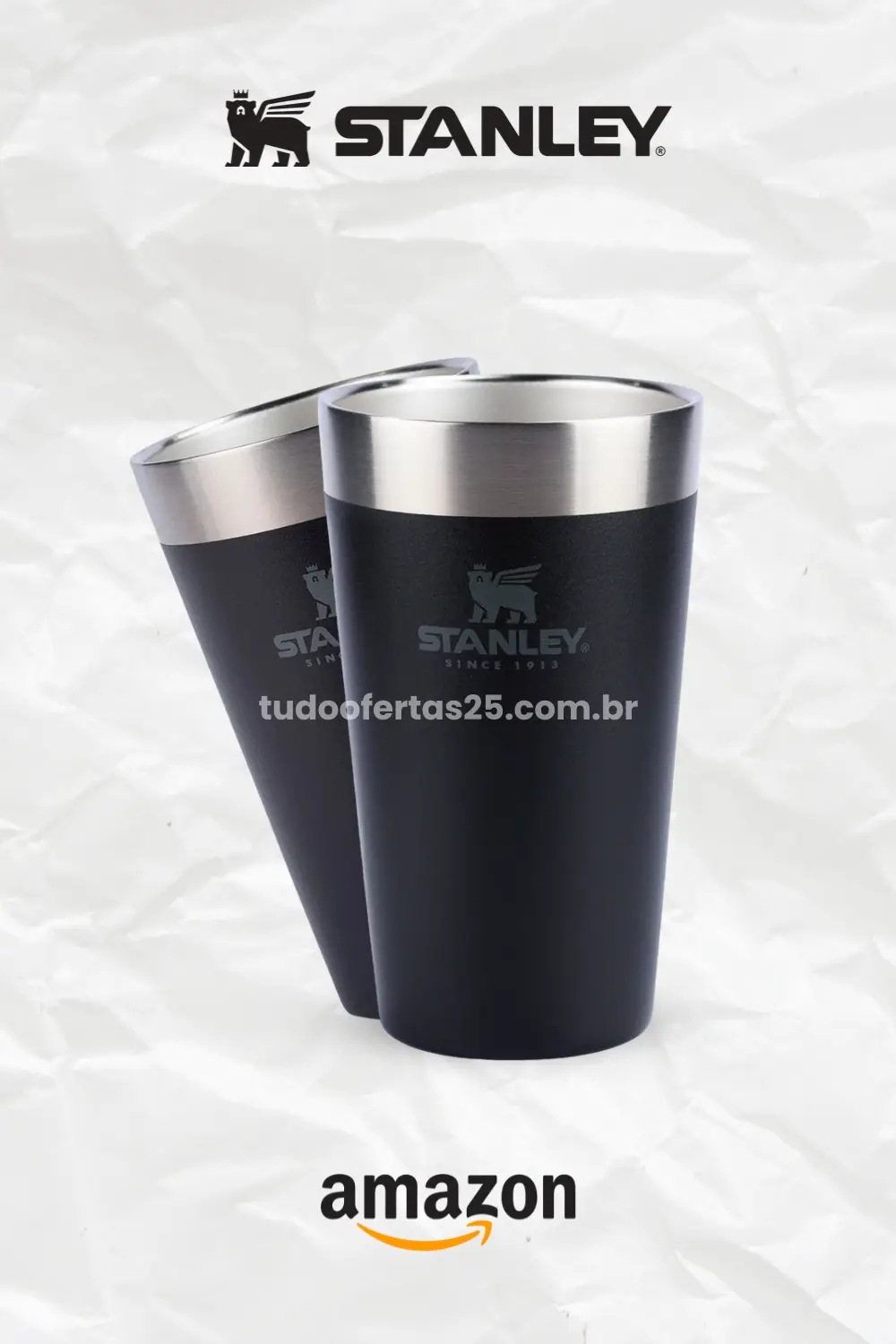 Copo Térmico de Cerveja Stanley 473 ML - Matte Black