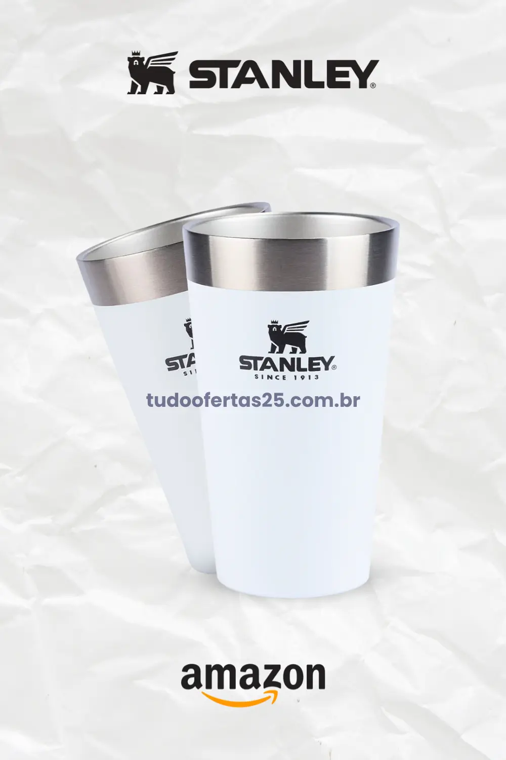 Copo Térmico de Cerveja Stanley 473 ML - Polar